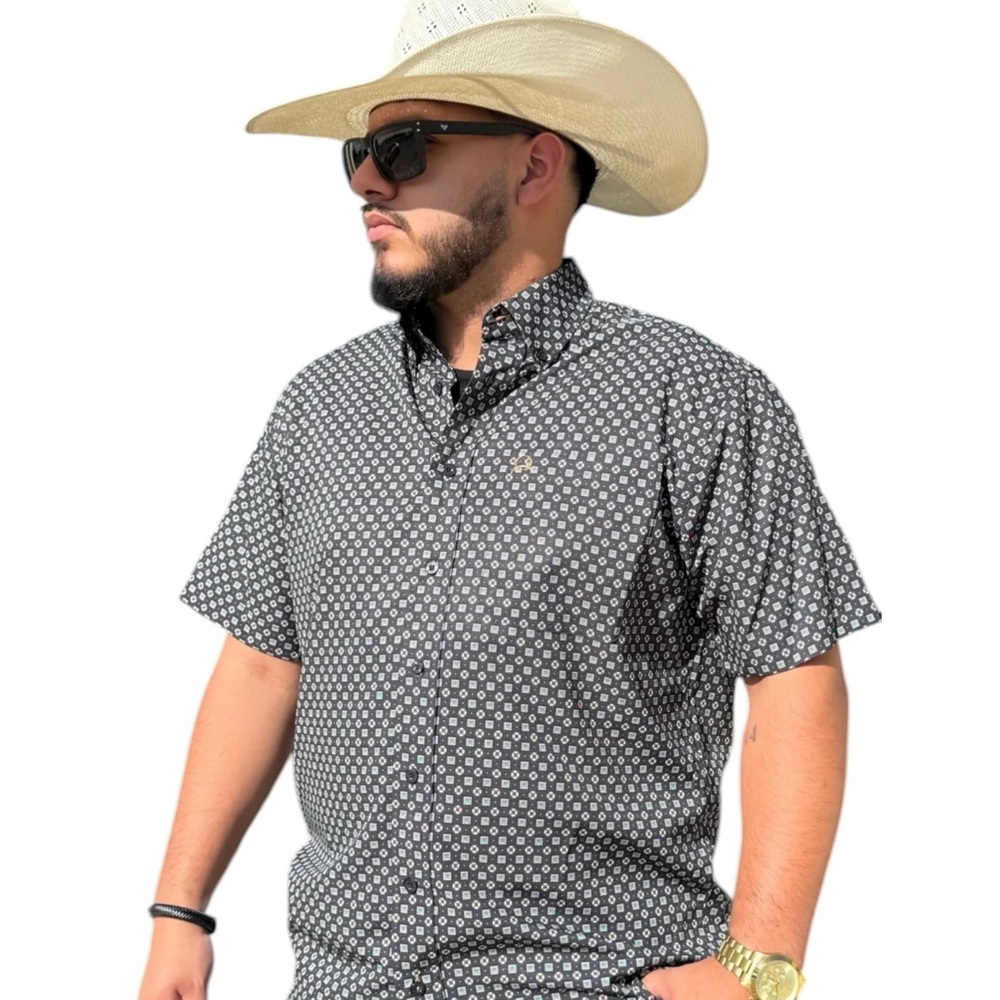 Cinch Arena Flex Button-Front Performance Shirt N… - image 5